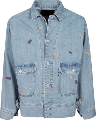 Levi's Giacca denim con ricamo - Blu