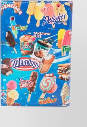 Balenciaga leather passport case