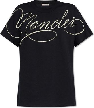 Moncler T-shirt With Embroidered Logo