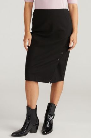 Universal Standard Anya Ponte Skirt in Black at Nordstrom, Size 4Xl