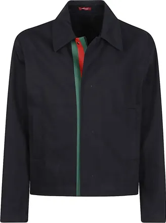 Gucci Hombre, Chaquetas, Azul, Talla: L