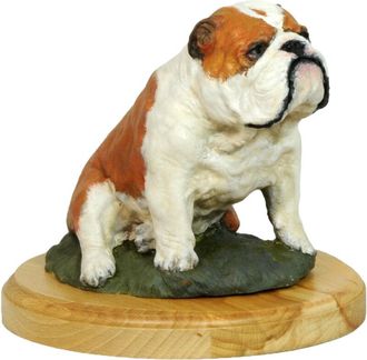 OEM Bulldog - Estatuilla Pintada, Figura, Realizada Por El Artista, Marca Art-dog