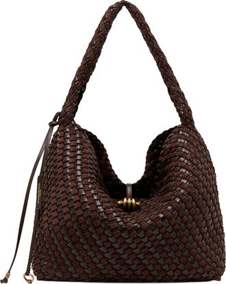 Gianni Chiarini Aurelie Woven Leather Handbag