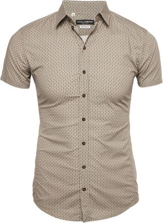 Dolce & Gabbana blouse met geometrische print - Beige