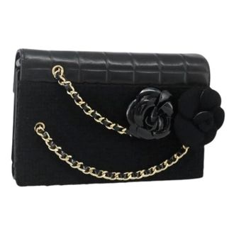Chanel Pre-owned Clutches, female, Black, Size: ONE SIZE Pre-owned Vintage Clutch Bag