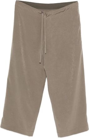 Yohji Yamamoto Pantaloni con coulisse - Toni neutri
