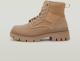 G-Star Huntington Mid Biker Boots - Bruin - Dames