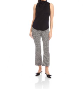 Fifteen Twenty Abbey Turtleneck Tank Top In Black