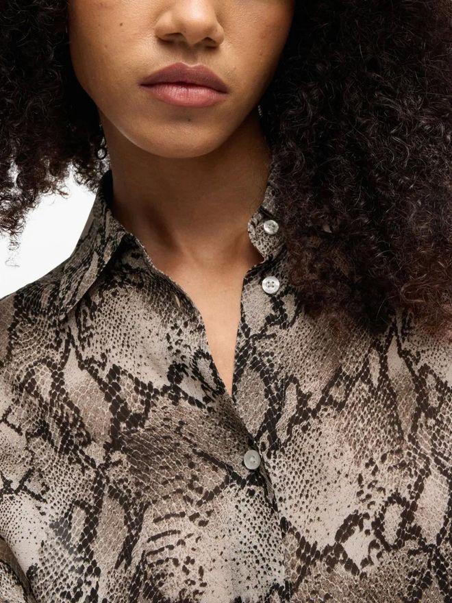 HUGO BOSS chemise à imprimé peau de serpent Marron dès 159,00