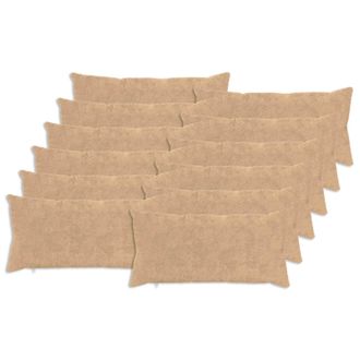 vidaXL Funda De Almohada 12 Uds. Heerlen Crema 40 X 80 Cm Vidaxl