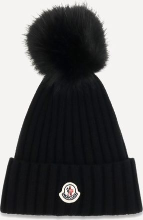 Moncler Cappello Beanie in lana con pon pon Woman UNI