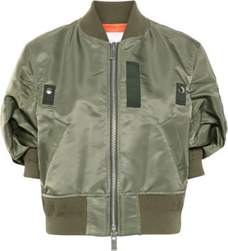 sacai: Green Bomber Jackets now up to −60% | Stylight