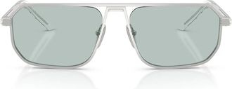 Prada Sunglasses Pra53 S 27540 N Matte Silver/Blue Men