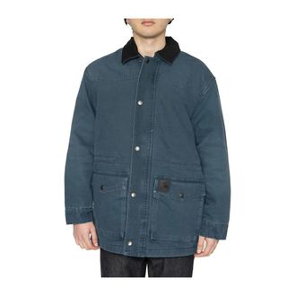 Carhartt Work in Progress Jassen - Heren - Spijkerjassen - Blauw - M - Denim - Jassen