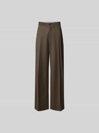 Filippa K Wide Fit Stoffhose aus Woll-Mix in Beige, Gr&ouml;&szlig;e 48
