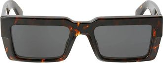Off-white Rechthoekige zonnebril - unisex - Zonnebrillen - Bruin - ONE Size - Accessoires