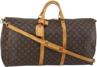 Louis Vuitton Pre-owned Weekend Bags, female, Brown, Size: ONE SIZE Pre-owned Vintage Weekend Bag