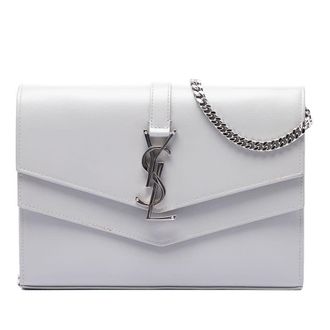 Saint Laurent Pre-owned Saint Laurent Leather Monogram Sulpice Wallet on Chain Ladies UM63PLJ1SE2I2XE4