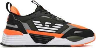 Emporio Armani Zwarte lage sneakers X8X070Xk 165S918 - Heren - Sneakers - Veelkleurig - 39 1/3 EU - Schoenen
