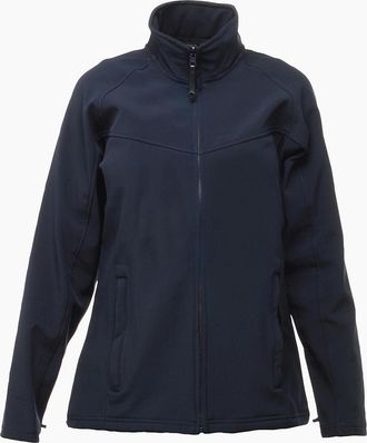 Regatta Womens Regatta Womens/Ladies Uproar Softshell Jacket (Water Repellent & Wind Resistant) - Navy - Size: 10