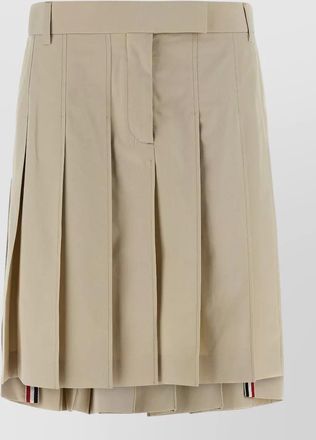 Thom Browne cotton pleated bermuda skirt