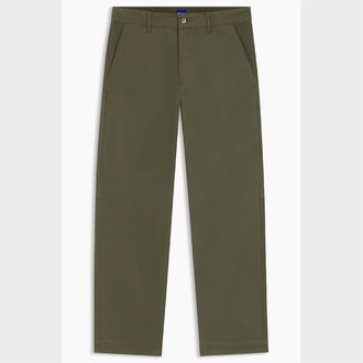 HUGO BOSS Mens Zarik253 Regular-Fit Trousers - Green - Size: 34/32