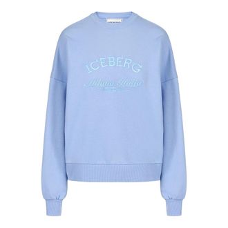 Iceberg Regular Fit Sweatshirt - Dames - Sweatshirts - Blauw - S - Hoodies & sweatvesten