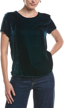 Bella Dahl Silk-Blend Crew T-Shirt
