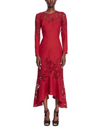 Marchesa Lace Maxi Dress