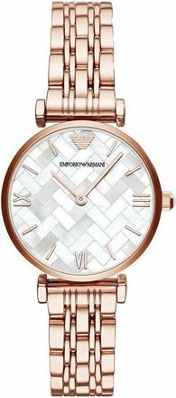Emporio Armani Ar 11110 Horloge - Dames - Horloges - Roze - ONE Size - Accessoires