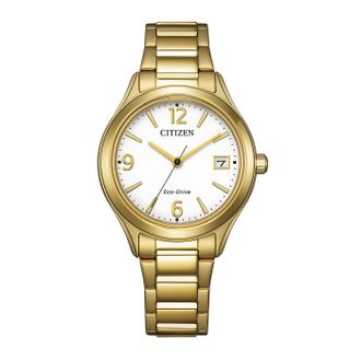 Citizen Womens Gold Watch FE6122-64A Stainless Steel - One Size