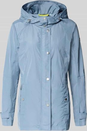 Fuchs Schmitt Regular Fit Jacke mit Logo-Print in Bleu, Gr&ouml;&szlig;e 38