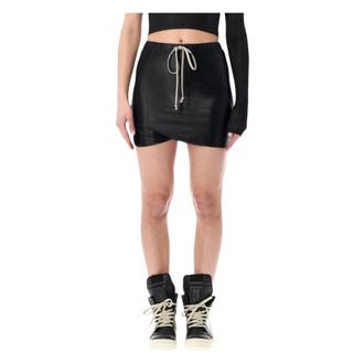 Rick Owens Dames, Rokken, Zwart, Maat: L Jersey