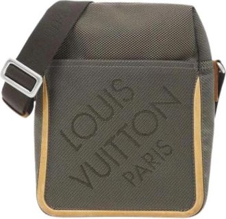 Louis Vuitton Pre-owned Vintage Canvas Shoulder Bag - Heren - Vintage Schoudertas - Bruin - ONE Size - Vintage