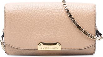 Burberry Pre-owned Burberry Textured Leather Madison Wallet On Chain Ladies 0OPD1EIUPB1CIPDJ