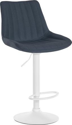 Clp Taburete de bar regulable y giratorio en Tela Gris oscuro