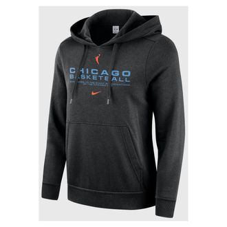 Nike Chicago Sky Club Nike Womens WNBA Pullover Hoodie in Black | II0578-010