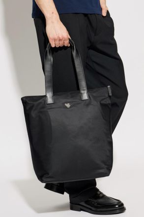 Emporio Armani Shopper Bag From The Sustainability Collection, Mens, Black