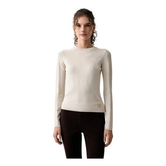 A|X Armani Exchange Mujer, Jerseys, Beige, Talla: S