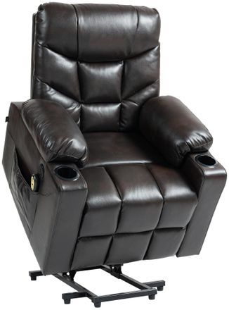 Clp Sill&oacute;n Andover Simil Cuero Marr&oacute;n
