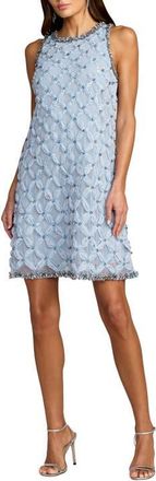 Mac Duggal Rhinestone Embellished Sleeveless Mini Dress in Powder Blue at Nordstrom, Size Medium