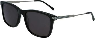 Lacoste Rectangle Zonnebrillen - Heren - Zonnebrillen - Zwart - 56 MM - Accessoires