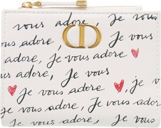 Dior White Leather Wallet (Bi-Fold) (Pre-Owned)