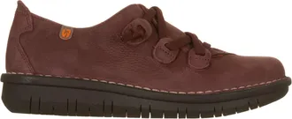 Jungla Slip on with Elastic Laces 7584 Womens Nubuck Hammered Bordeaux EU, Burgundy, 8 UK