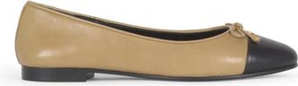 Tory Burch Tory Burch, Ballerinas, female, Brown, Size: 10 US Bow Ballet Flats