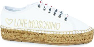 Love Moschino Mujer, Zapatos, Blanco, Talla: 40 EU