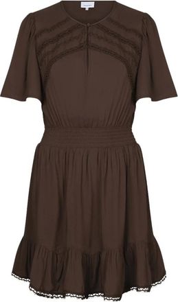 Dante6 Dames, Jurken, Bruin, Maat: L Viscose