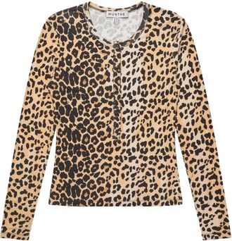 Munthe Tops, Dames, Veelkleurig, XS, Ushi Shirt