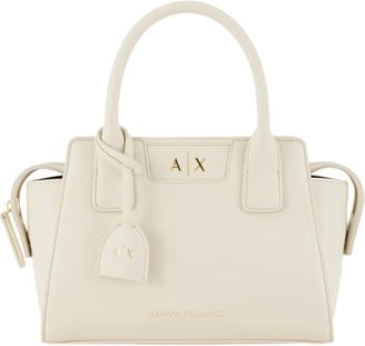 A|X Armani Exchange Amelie S Handtas - Dames - Handtassen - Beige - ONE Size - Leer - Tassen