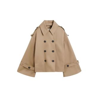 By Malene Birger Dames, Mantels, Bruin, Maat: M Katoen